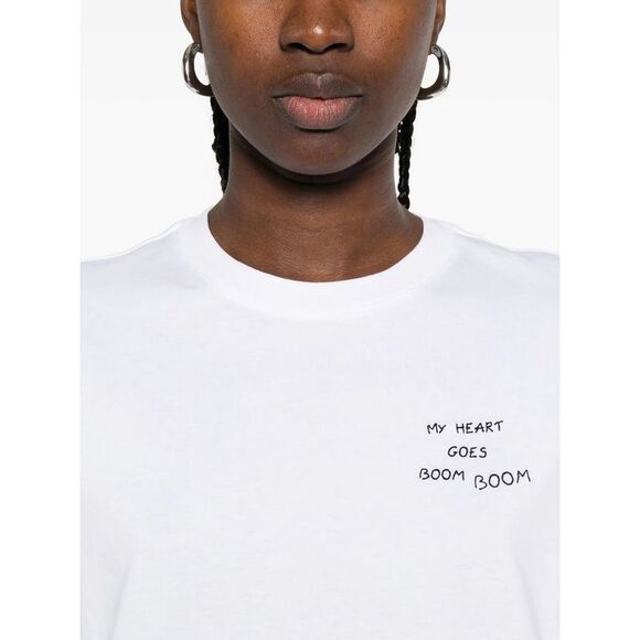 Maison Labiche White Tops - T-Shirts & Jerseys Women - Picture 4 of 5